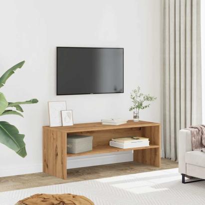 Dulap TV, stejar artizanal, 100x40x40 cm, lemn prelucrat GartenMobel Dekor