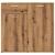 Dulap, stejar artizanal, 80x36x75 cm, lemn prelucrat GartenMobel Dekor