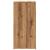 Dulap, stejar artizanal, 80x36x75 cm, lemn prelucrat GartenMobel Dekor