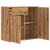 Dulap, stejar artizanal, 80x36x75 cm, lemn prelucrat GartenMobel Dekor