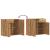 Dulap, stejar artizanal, 80x36x75 cm, lemn prelucrat GartenMobel Dekor
