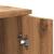 Dulap, stejar artizanal, 80x36x75 cm, lemn prelucrat GartenMobel Dekor