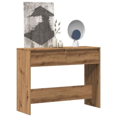 Măsuță consolă, stejar artizanal, 100x35x76,5cm, lemn prelucrat GartenMobel Dekor