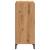 Dulap discuri stejar artizanal 84,5x38x89 cm lemn prelucrat GartenMobel Dekor