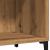 Dulap discuri stejar artizanal 84,5x38x89 cm lemn prelucrat GartenMobel Dekor