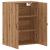 Dulap pe perete stejar artizanal, 69,5x34x90 cm, lemn prelucrat GartenMobel Dekor