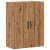 Dulap pe perete stejar artizanal, 69,5x34x90 cm, lemn prelucrat GartenMobel Dekor
