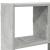 Raft cubic perete cu 12 compartimente gri beton lemn prelucrat GartenMobel Dekor