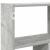 Raft cubic perete cu 12 compartimente gri beton lemn prelucrat GartenMobel Dekor