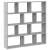 Raft cubic perete cu 12 compartimente sonoma gri lemn prelucrat GartenMobel Dekor