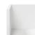 Rafturi de perete, 2 buc., alb, 75x16,5x16,5 cm, lemn prelucrat GartenMobel Dekor