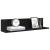 Rafturi de perete 2 buc. negru, 75x16,5x16,5 cm, lemn prelucrat GartenMobel Dekor