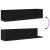 Rafturi de perete 2 buc. negru, 75x16,5x16,5 cm, lemn prelucrat GartenMobel Dekor