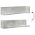 Rafturi perete 2 buc. gri beton 75x16,5x16,5 cm lemn prelucrat GartenMobel Dekor