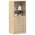 Dulap bucătărie stejar Sonoma, 57x41,5x131,5 cm, lemn prelucrat GartenMobel Dekor
