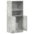 Dulap de bucătărie, gri beton 57x41,5x131,5 cm lemn prelucrat GartenMobel Dekor