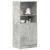 Dulap de bucătărie, gri beton 57x41,5x131,5 cm lemn prelucrat GartenMobel Dekor