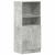 Dulap de bucătărie, gri beton 57x41,5x131,5 cm lemn prelucrat GartenMobel Dekor
