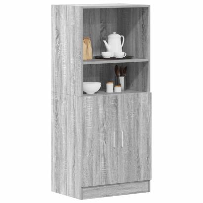 Dulap de bucătărie, gri sonoma, 57x41,5x131,5 cm lemn prelucrat GartenMobel Dekor