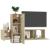 Set de dulapuri TV, 3 piese, stejar sonoma, lemn prelucrat GartenMobel Dekor