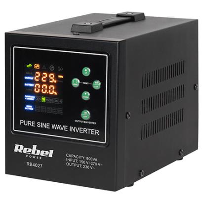 UPS CENTRALE TERMICE SINUS PUR 800VA 500W 12V REBEL EuroGoods Quality