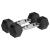 GANTERE DUMBBELL HEX FONTA CAUCIUCATA 2X2KG REBEL ACTIV EuroGoods Quality