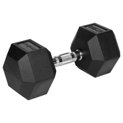 GANTERE DUMBBELL HEX FONTA CAUCIUCATA 17.5KG REBEL ACTI EuroGoods Quality