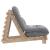 Canapea futon cu saltea, 60x206x11 cm, lemn masiv de pin GartenMobel Dekor