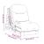 Canapea futon cu saltea, 60x206x11 cm, lemn masiv de pin GartenMobel Dekor