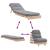 Canapea futon cu saltea, 60x206x11 cm, lemn masiv de pin GartenMobel Dekor