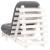 Canapea futon cu saltea, alb, 60x206x11 cm, lemn masiv de pin GartenMobel Dekor