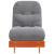 Canapea futon cu saltea, maro, 60x206x11 cm, lemn masiv de pin GartenMobel Dekor