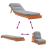 Canapea futon cu saltea, maro, 60x206x11 cm, lemn masiv de pin GartenMobel Dekor