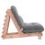Canapea futon cu saltea, 60x206x11 cm, lemn masiv douglas GartenMobel Dekor