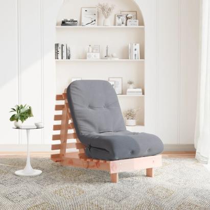 Canapea futon cu saltea, 60x206x11 cm, lemn masiv douglas GartenMobel Dekor