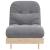 Canapea futon cu saltea, 70x206x11 cm, lemn masiv de pin GartenMobel Dekor
