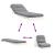 Canapea futon cu saltea, alb, 70x206x11 cm, lemn masiv de pin GartenMobel Dekor