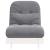 Canapea futon cu saltea, alb, 70x206x11 cm, lemn masiv de pin GartenMobel Dekor