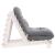 Canapea futon cu saltea, alb, 70x206x11 cm, lemn masiv de pin GartenMobel Dekor