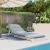 Canapea futon cu saltea, alb, 70x206x11 cm, lemn masiv de pin GartenMobel Dekor