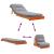 Canapea futon cu saltea, maro, 70x206x11 cm, lemn masiv de pin GartenMobel Dekor