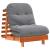 Canapea futon cu saltea, maro, 70x206x11 cm, lemn masiv de pin GartenMobel Dekor
