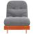 Canapea futon cu saltea, maro, 70x206x11 cm, lemn masiv de pin GartenMobel Dekor