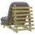 Canapea futon cu saltea, 70x206x11 cm, lemn de pin tratat GartenMobel Dekor