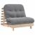 Canapea futon cu saltea, 80x206x11 cm, lemn masiv de pin GartenMobel Dekor