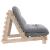 Canapea futon cu saltea, 80x206x11 cm, lemn masiv de pin GartenMobel Dekor