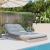 Canapea futon cu saltea, 80x206x11 cm, lemn masiv de pin GartenMobel Dekor
