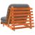 Canapea futon cu saltea, maro, 80x206x11 cm, lemn masiv de pin GartenMobel Dekor
