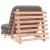 Canapea futon cu saltea, 80x206x11 cm, lemn masiv douglas GartenMobel Dekor