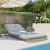 Canapea futon cu saltea, 80x206x11 cm, lemn de pin tratat GartenMobel Dekor